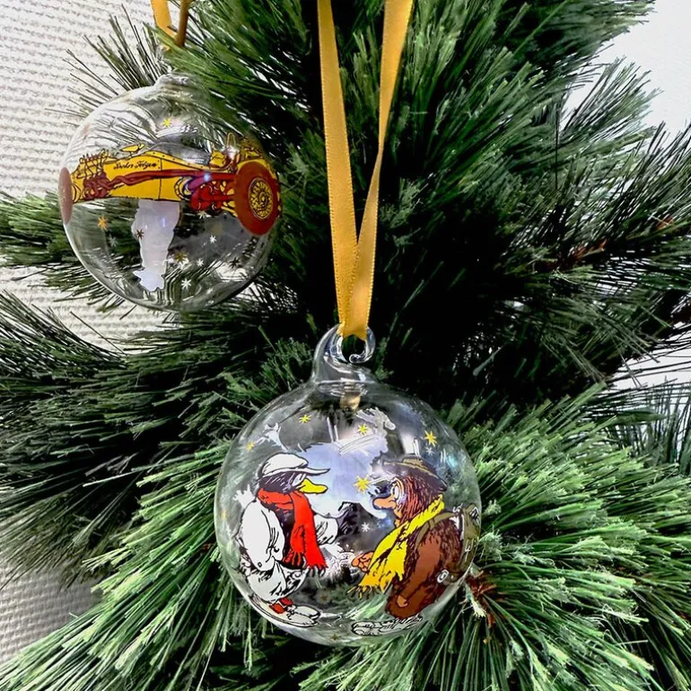 Flåklypa julekule 8 cm Samtalen