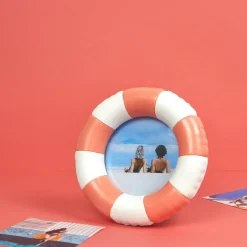 Floats fotoramme 17,2 cm rød/hvit