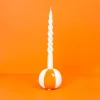 Floats lysestake 8 cm Beachball oransje