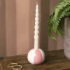 Floats lysestake 8 cm Beachball rosa