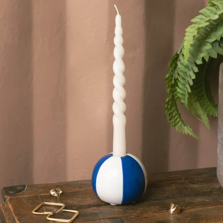 Floats lysestake 8 cm Beachball blå