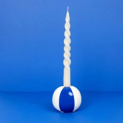 Floats lysestake 8 cm Beachball blå
