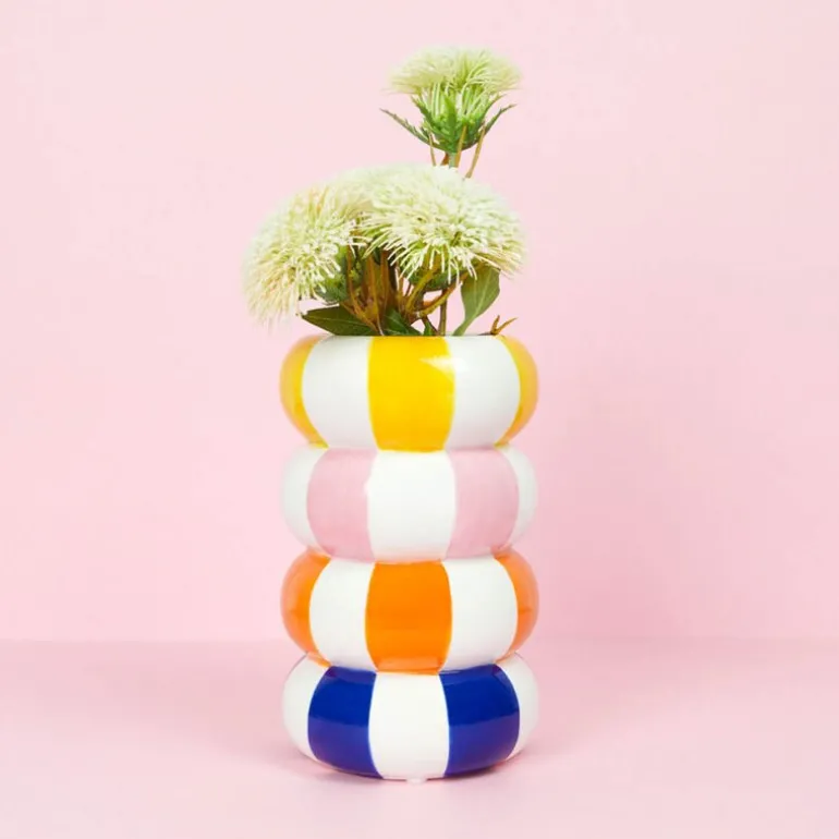 Floats vase 20 cm multi