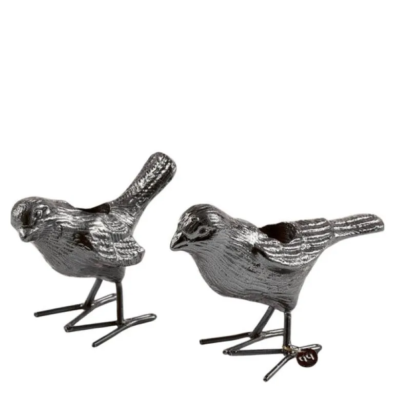 Flock Of Birds lysestake 12,5cm 2s sølv