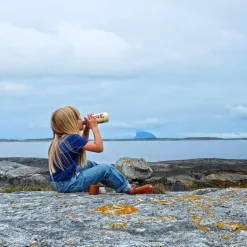 Flo og fjære termos 0,35L gul