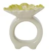 Flora serviettring 6 cm beige/gul