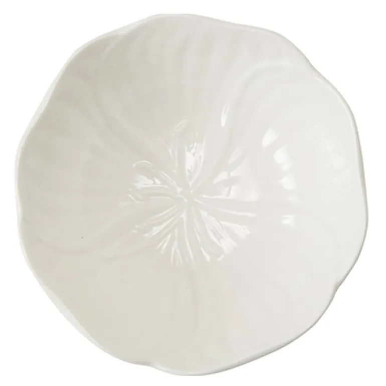 Flora skål 14 cm hvit