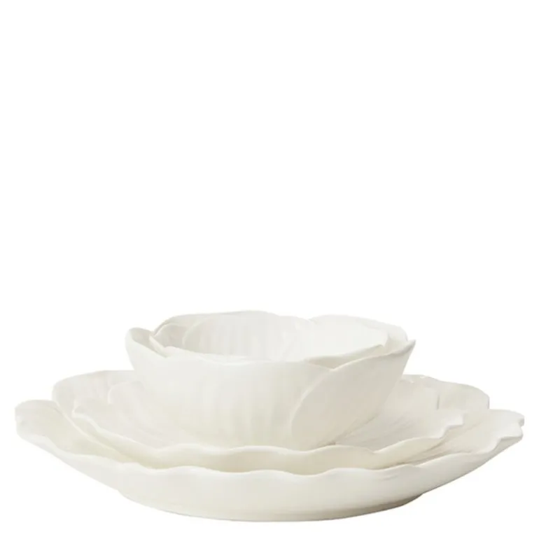 Flora skål 14 cm hvit