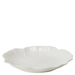 Flora tallerken 25 cm hvit