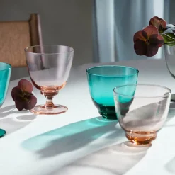 Flow vannglass 35 cl emerald green