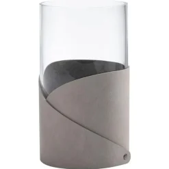 Fold Nupo vase M 11x20 cm lys grå