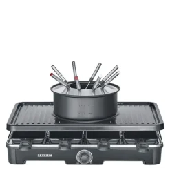 Fondue-raclette kombinert 2-i-1 RG 2347 svart
