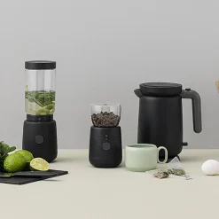 FOODIE elektrisk kaffekvern svart