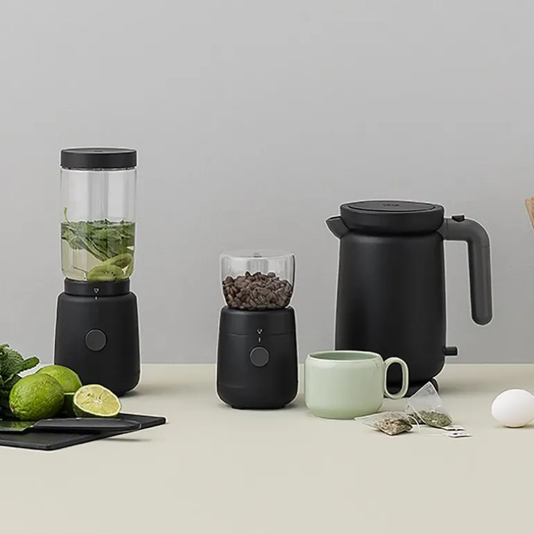 FOODIE elektrisk kaffekvern svart