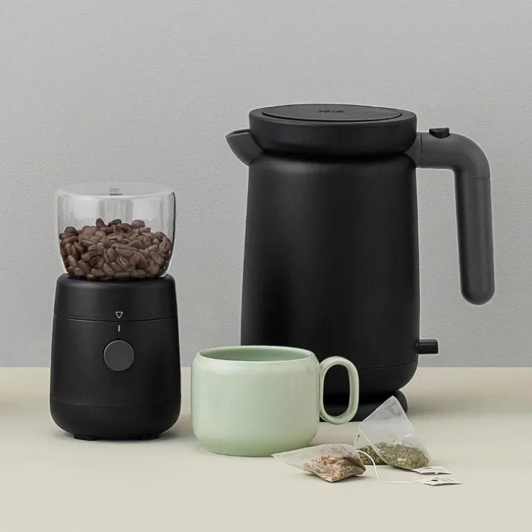 FOODIE elektrisk kaffekvern svart