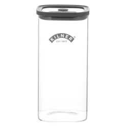Fresh L oppbevaringskrukke 1,5L glass/grå