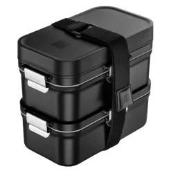 Fresh & Save Bento matboks 2 deler 20,7x12,3 cm svart