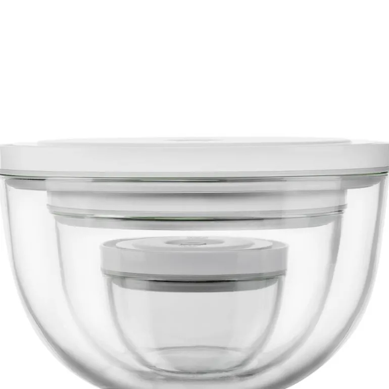 Fresh & Save vakuumskålsett 6 deler glass