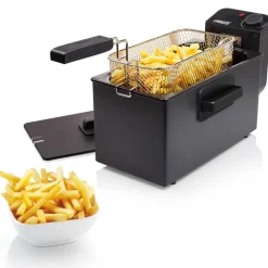 Frityrkoker 182727 3L 2000W svart rustfritt stål