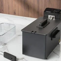Frityrkoker 182727 3L 2000W svart rustfritt stål