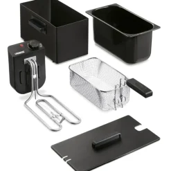 Frityrkoker 182727 3L 2000W svart rustfritt stål