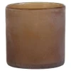 Frost lyslykt 9x9 cm brown