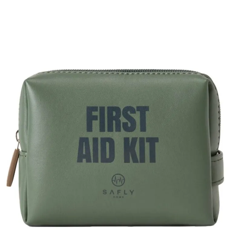 Førstehjelpsskrin To-Go 14x4,5x11 cm mosegrønn