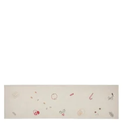 Fryd juleløper 40x140 cm varmgrå/rød