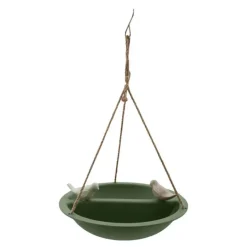Fuglebad 27 cm grønn