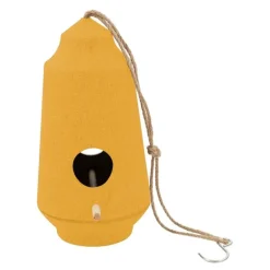 Fuglehus 28 cm gul oker