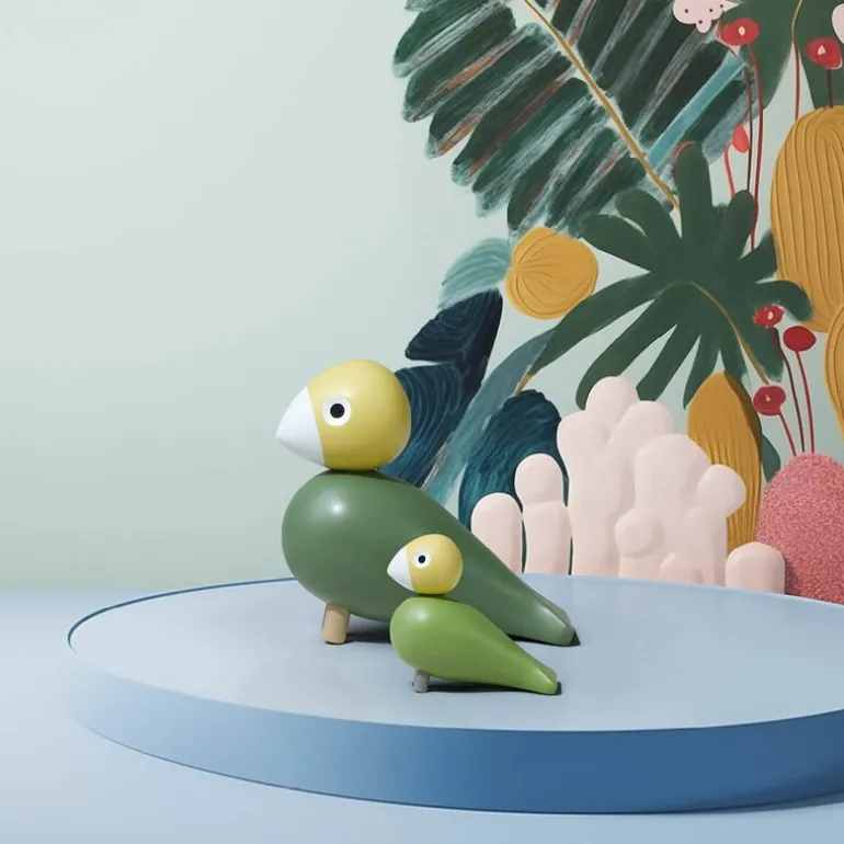 Fuglepar Liv & lykke grønn