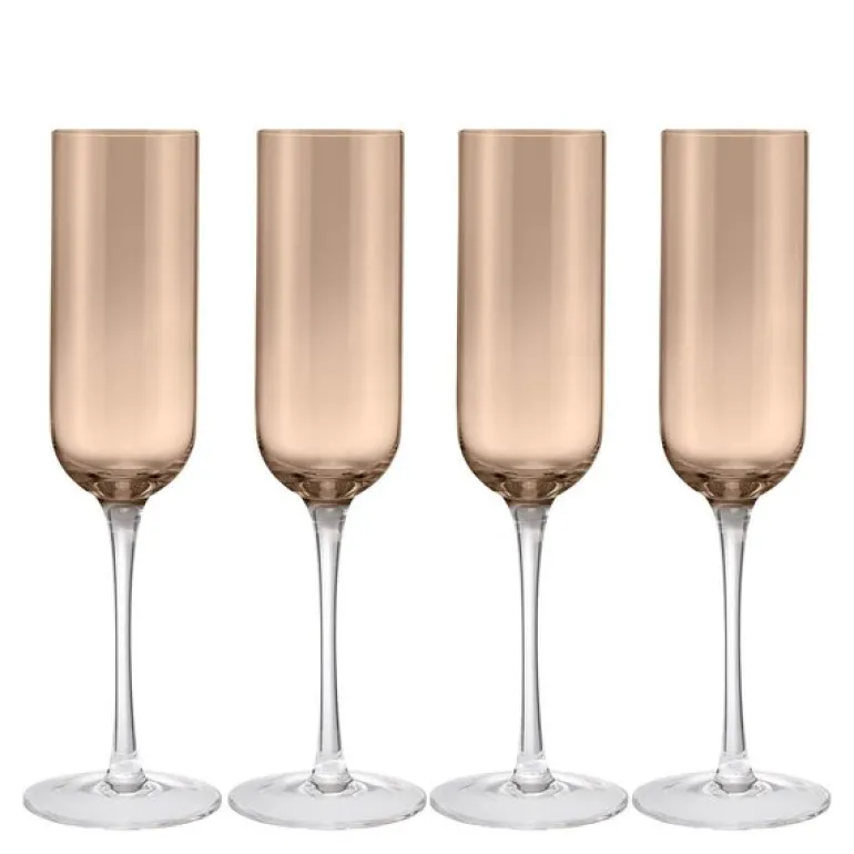 Fuumi champagneglass 22 cl 4 stk coffee