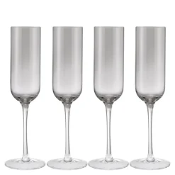Fuumi champagneglass 22 cl 4 stk smoke