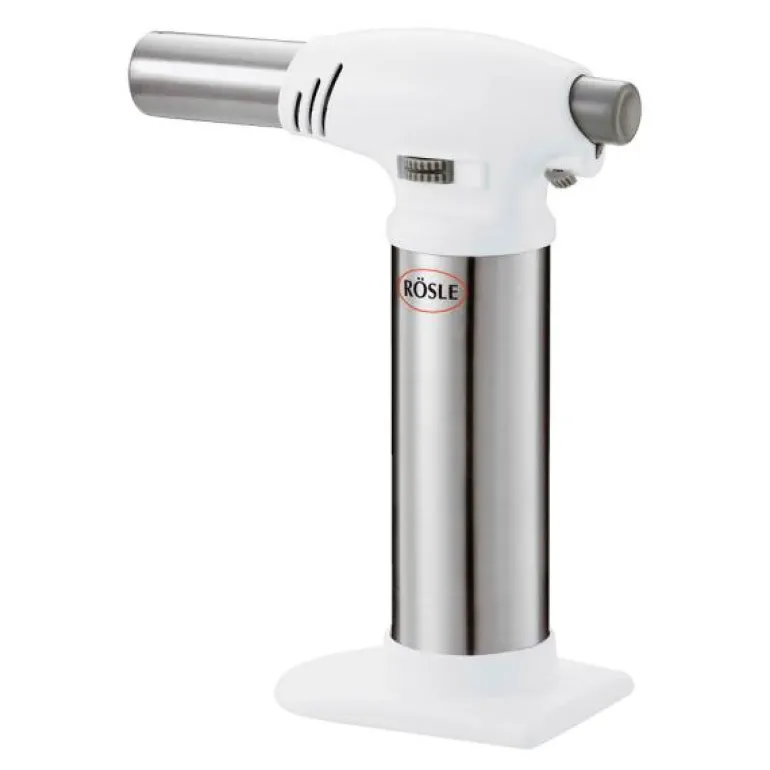 Gassbrenner stål/hvit 17 cm