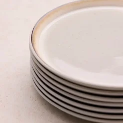 Gastro tallerken 21 cm hvit/kremhvit