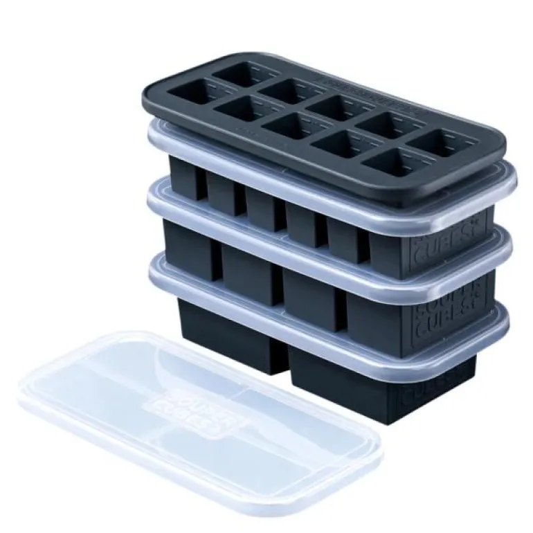 Gavesett silikonform 4 stk grå
