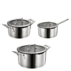Geo grytesett 3 deler 1,5/ 3/4L børstet