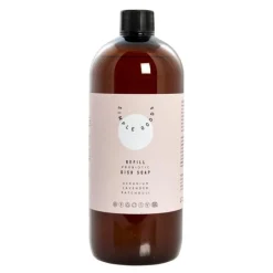 Geranium refill oppvasksåpe 1000 ml lys rosa