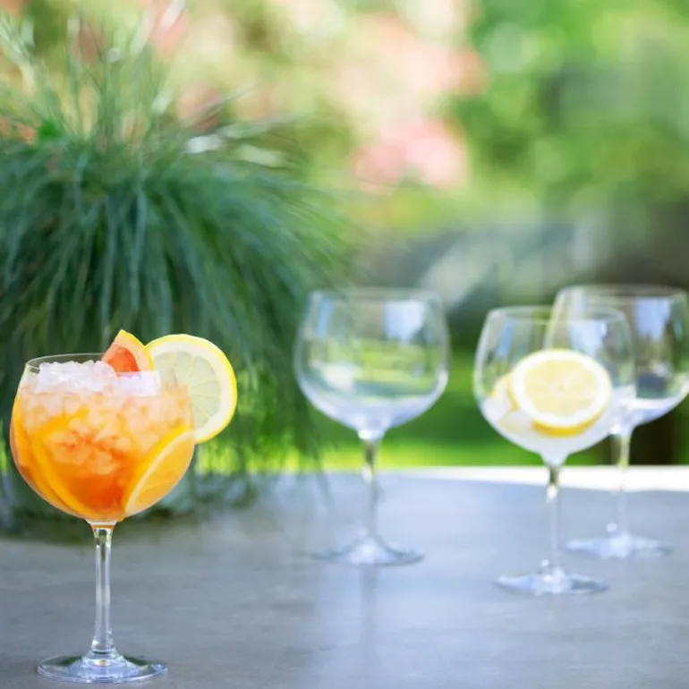 Gin & aperolglass 70 cl 4 stk