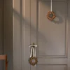 Gingerbread julekrans 18,5 cm brun