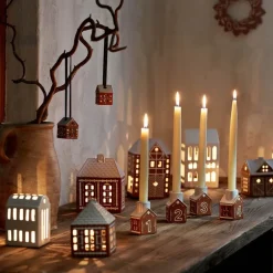 Gingerbread juleoppheng 5x4 cm 2 stk brun