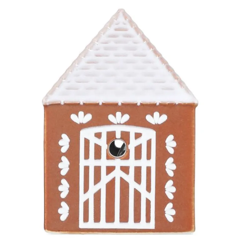 Gingerbread lyshus Hytte LED 7,5 brun