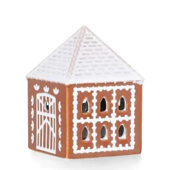 Gingerbread lyshus Hytte LED 7,5 brun