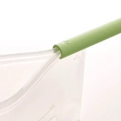 Gjenbrukbar silikonpose 0,5 L grønn