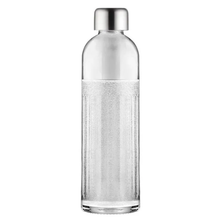 Glassflaske til Glass kullsyremaskin 0,65L klar
