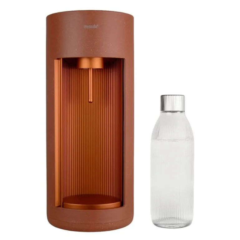Glassy kullsyremaskin uten sylinder terracotta