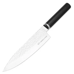Glima kokkekniv 20 cm stål/svart
