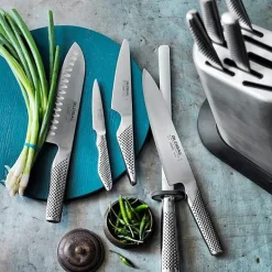 Global G-22 brødkniv 20 cm venstrehendt tagget
