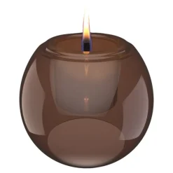 Globus bordlykt 12 cm amber