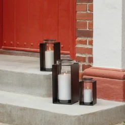 Glow lyslykt 18 cm svart
